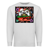 Dove Grey gamer merry christmas Premium Sweatshirt - NancyCooperArtShop