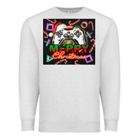 Oatmeal Heather gamer merry christmas Premium Sweatshirt - NancyCooperArtShop