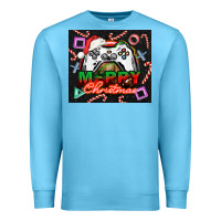 Ocean Blue gamer merry christmas Premium Sweatshirt - NancyCooperArtShop
