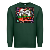 Sports Green gamer merry christmas Premium Sweatshirt - NancyCooperArtShop