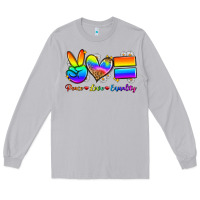 Moon Dust peace love equality Long Sleeve Tee - Zillion Design Studio