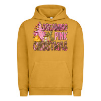Pigment Peanut Butter Dreaming Of A Pink Christmas Urban Hoodie - BundleAndBundleShop