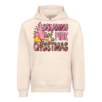 Sandshell Dreaming Of A Pink Christmas Urban Hoodie - BundleAndBundleShop