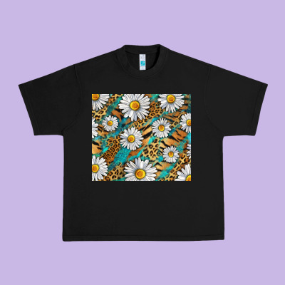 Urban Heavy Tee Leopard And Tiger Daisy