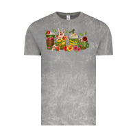Cloud Rock floral hustler coffee cups Vintage Tee - texasbilliewilder