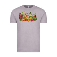 Vintage Zinc floral hustler coffee cups Vintage Tee - texasbilliewilder