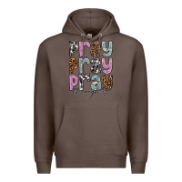 Coffee pray on it pray over it pray through it Premium Hoodie - NancyCooperArtShop