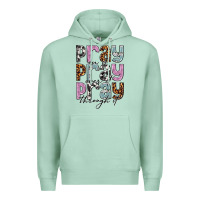 Seafoam pray on it pray over it pray through it Premium Hoodie - NancyCooperArtShop