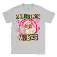 Moon Dust Pink Christmas Vibes Santa Classic Tee - FaDigitalArtStudio