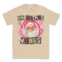 Mushroom Pink Christmas Vibes Santa Classic Tee - FaDigitalArtStudio