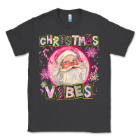 Smoke Pink Christmas Vibes Santa Classic Tee - FaDigitalArtStudio