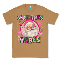 Toasted Coconut Pink Christmas Vibes Santa Classic Tee - FaDigitalArtStudio