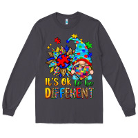 Smoke it's ok to be different autism gnome Long Sleeve Tee - Zillion Design Studio