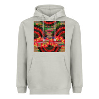 Moon Dust spanish hand fan seamless pattern Heavyweight Hoodie - BundleAndBundleShop