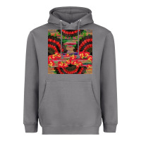 Storm spanish hand fan seamless pattern Heavyweight Hoodie - BundleAndBundleShop