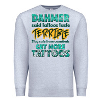 Heather Grey get more tattoos Premium Sweatshirt - NancyCooperArtShop