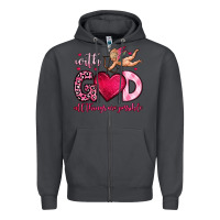 Smoke with god all things are possible Zipper Hoodie - OliviaCreatesArt