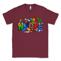 Burgundy autism nurse Classic Tee - Zillion Design Studio