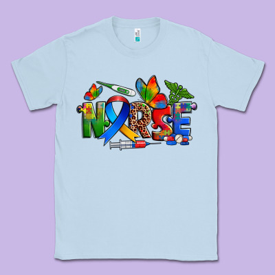 Autism Nurse Classic Tee Designed By Zillion Design Studio