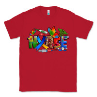 Red autism nurse Classic Tee - Zillion Design Studio