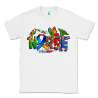White autism nurse Classic Tee - Zillion Design Studio