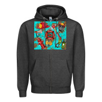 Charcoal Heather firefighter elementary Zipper Hoodie - HRA Design Shop