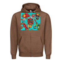 Firefighter Elementary Zipper Hoodie | Teevron