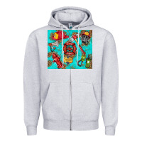 Heather Grey firefighter elementary Zipper Hoodie - HRA Design Shop