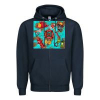 Navy firefighter elementary Zipper Hoodie - HRA Design Shop