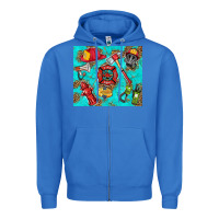True Royal firefighter elementary Zipper Hoodie - HRA Design Shop