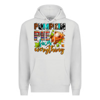 Dove Grey pumpkin pie fixes everything Premium Hoodie - AdoDesignShop