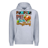 Heather Grey pumpkin pie fixes everything Premium Hoodie - AdoDesignShop