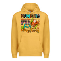 Mustard pumpkin pie fixes everything Premium Hoodie - AdoDesignShop