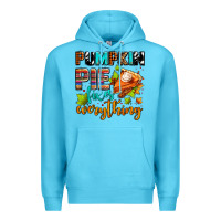 Ocean Blue pumpkin pie fixes everything Premium Hoodie - AdoDesignShop