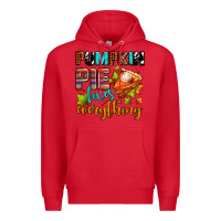 Red pumpkin pie fixes everything Premium Hoodie - AdoDesignShop
