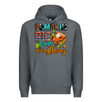 Rock pumpkin pie fixes everything Premium Hoodie - AdoDesignShop