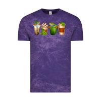 Cloud Purple frog coffee cups Vintage Tee - texasbilliewilder