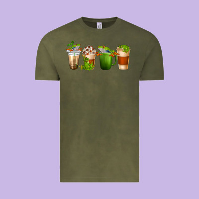Vintage Tee frog coffee cups