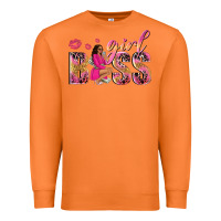 Carrot girl boss afro black woman Premium Sweatshirt - NancyCooperArtShop