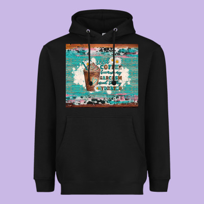 Iced Coffee Because My Sarcasm Need To Stay Hydrated Heavyweight Hoodie Designed By Artiststas