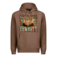 Chestnut raising hell with the hippies and the cowboys Premium Hoodie - NancyCooperArtShop