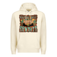 Sandshell raising hell with the hippies and the cowboys Premium Hoodie - NancyCooperArtShop