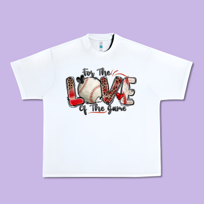 For The Love Of The Game Baseball Urban Heavy Tee Designed By Zillion Design Studio