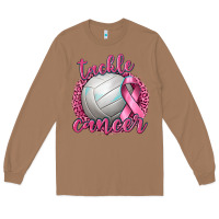 Toasted Coconut Tackle Cancer Volleyball Long Sleeve Tee - texasbilliewilder