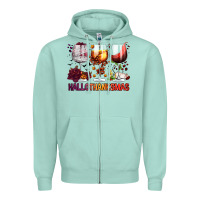 Seafoam hallothanksmas halloween thanksgiving  christmas wine Zipper Hoodie - FaDigitalArtStudio