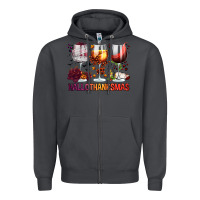 Smoke hallothanksmas halloween thanksgiving  christmas wine Zipper Hoodie - FaDigitalArtStudio