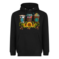Black coffee group and sunflowers Heavyweight Hoodie - Artiststas