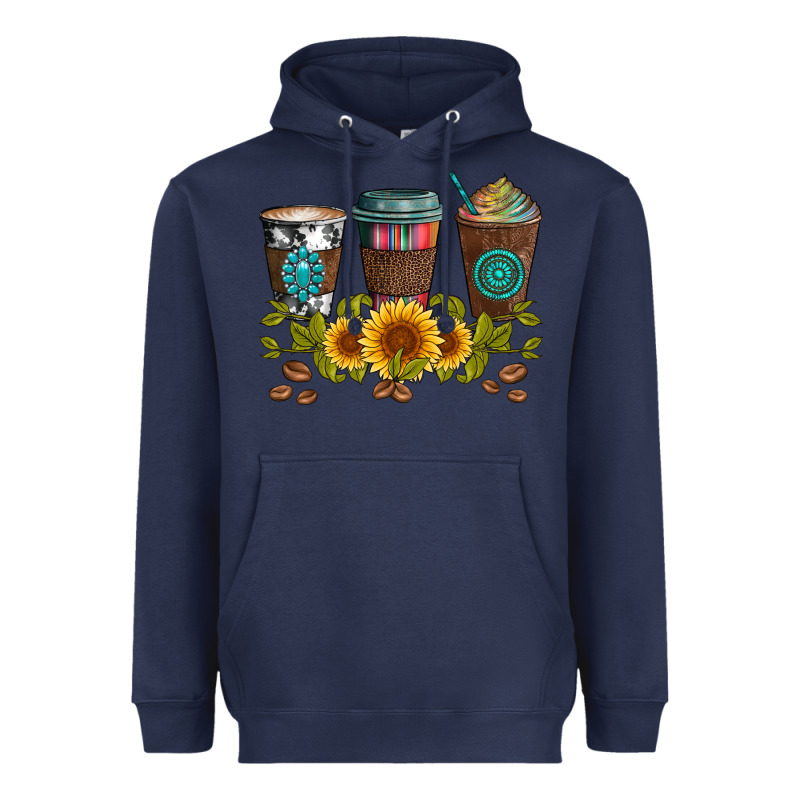 Coffee Group And Sunflowers Heavyweight Hoodie by Artiststas | Teevron