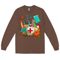 Chestnut nurse  and fall Long Sleeve Tee - AdoDesignShop
