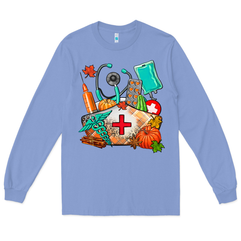 Nurse  And Fall Long Sleeve Tee by AdoDesignShop | Teevron